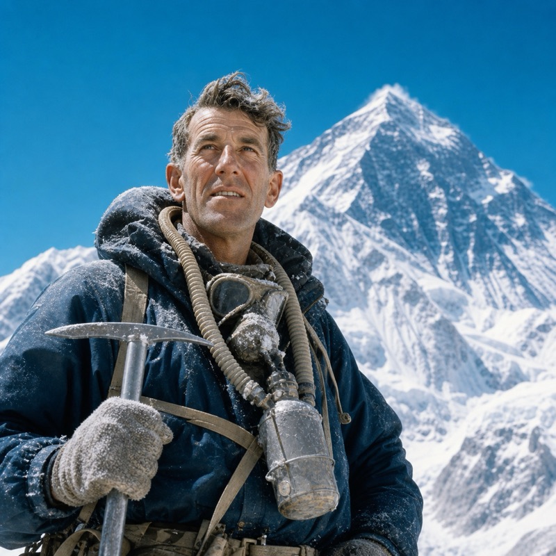 Edmund Hillary episode art