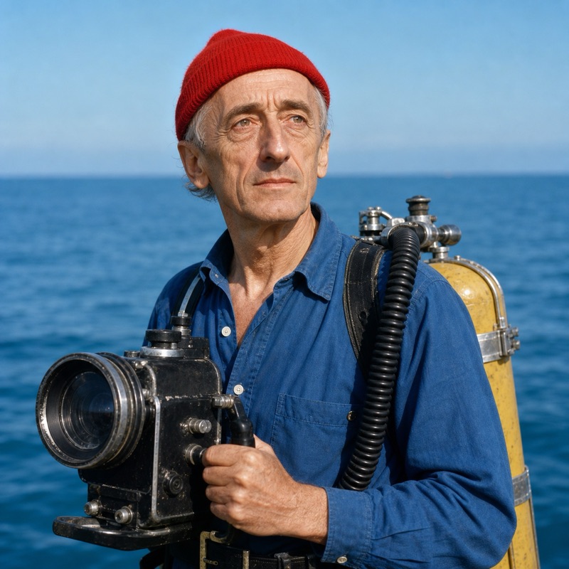 Jacques Cousteau episode art