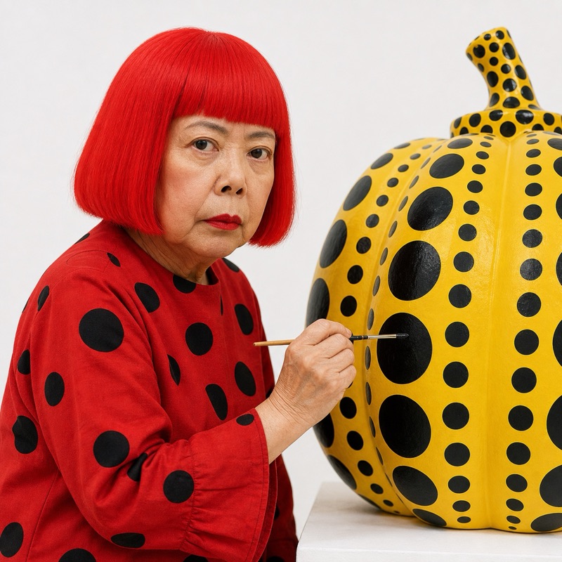 Yayoi Kusama episode art